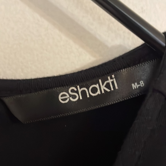 geometric black and gray jersey dress from eshakti - Picture 4 of 4